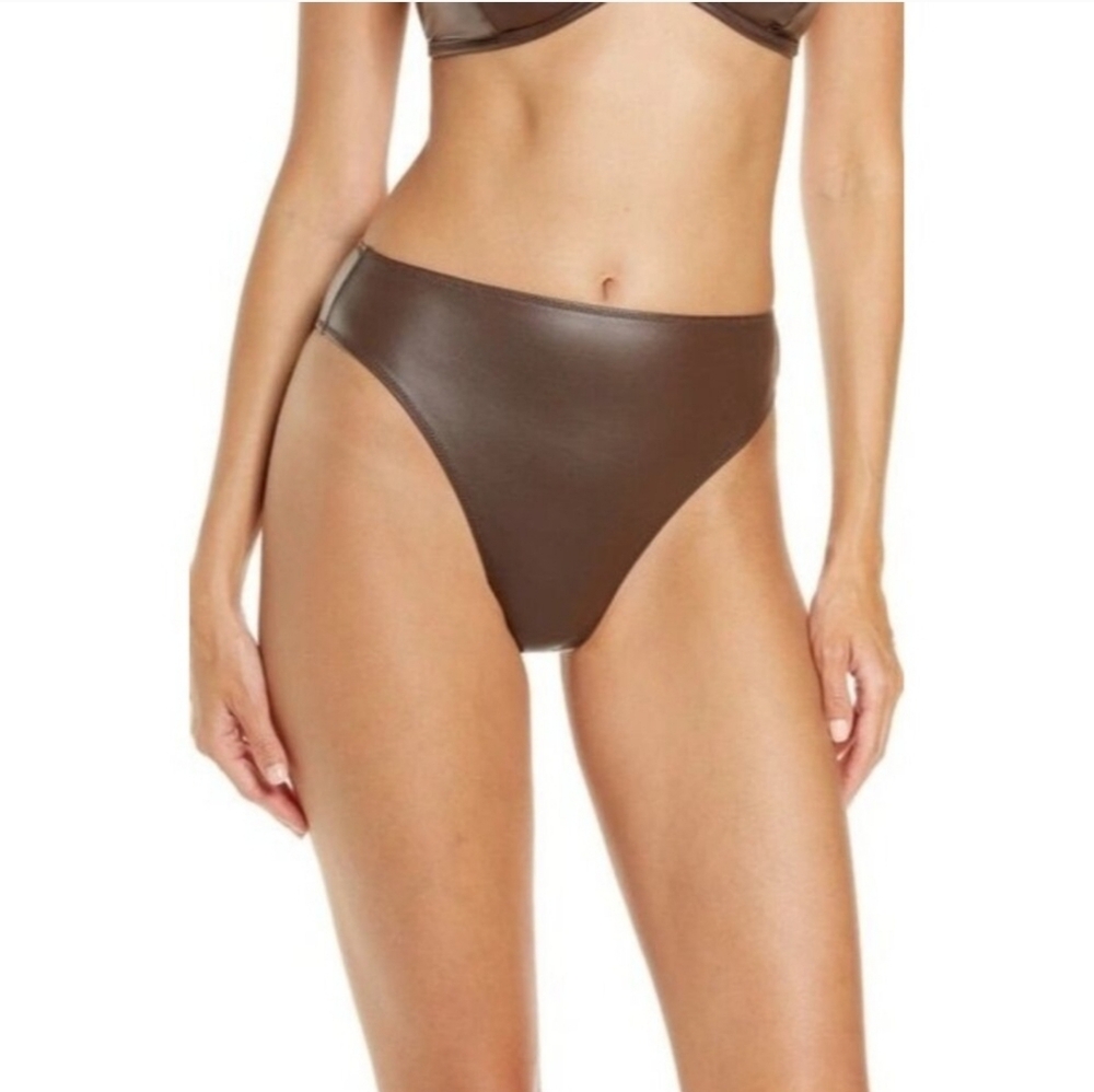 SKIMS Wet Jersey High Waist Brief Cocoa M, L NWT
